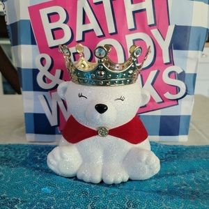 Bath & Body Works Royal Bear Single Wick Candle Holder NEW